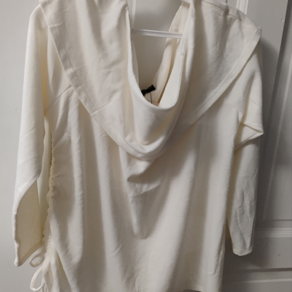 White Hooded Top